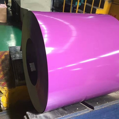Powlekana kolorem stal żelazna Stalowa cewka Ppgi 26 Gauge 8 ton Waga cewki